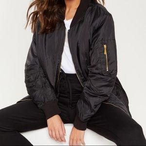Black Bomber Jacket